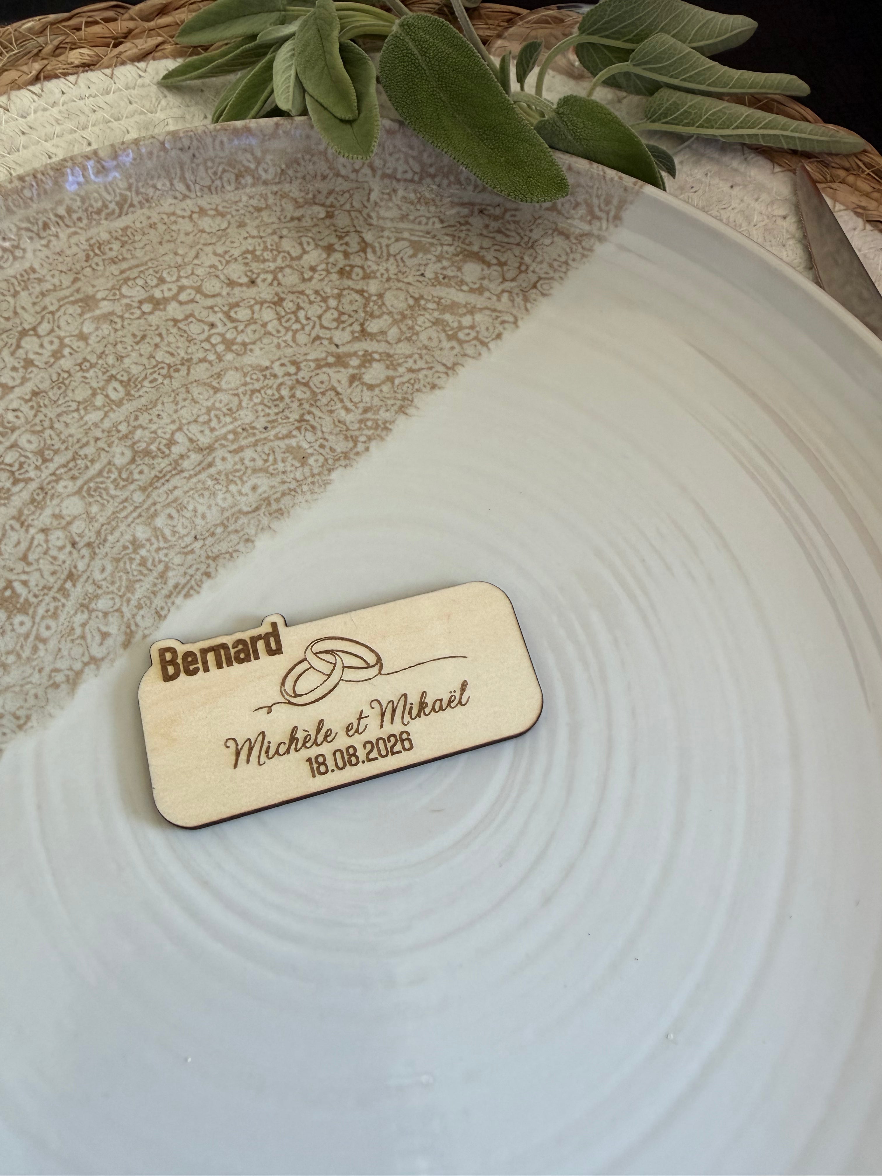 Étiquette personnalisée un prénom, une date pour vos évènements Baptême, communion, profession de foi - Cadeaux invités