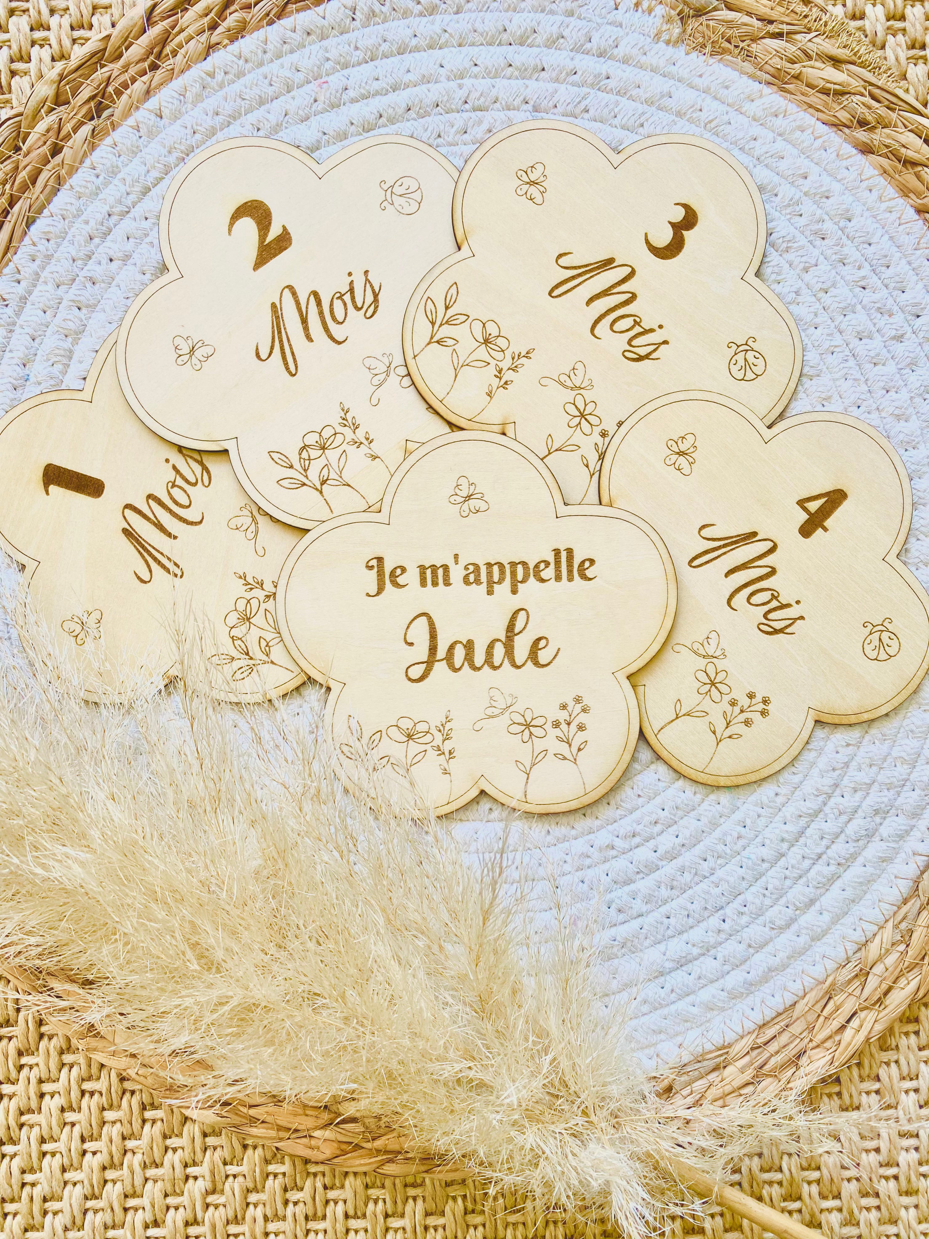 Cartes étapes pour bébé