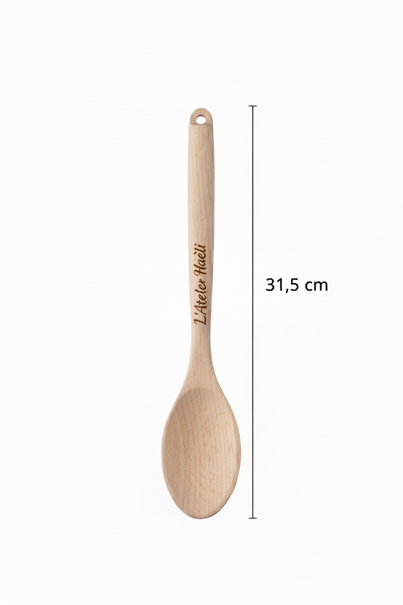 Cuillère en Bois Gravée Personnalisée
