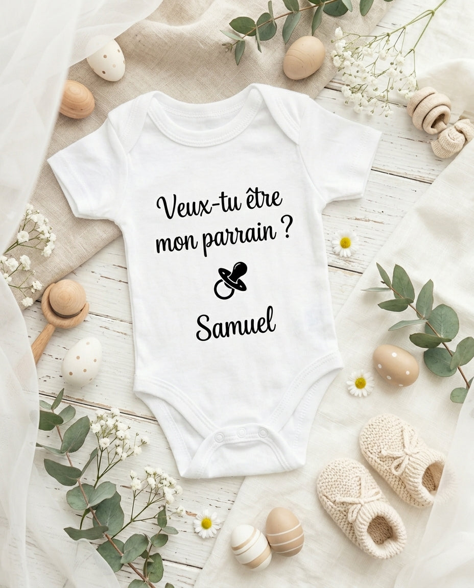 Body bébé à personnaliser